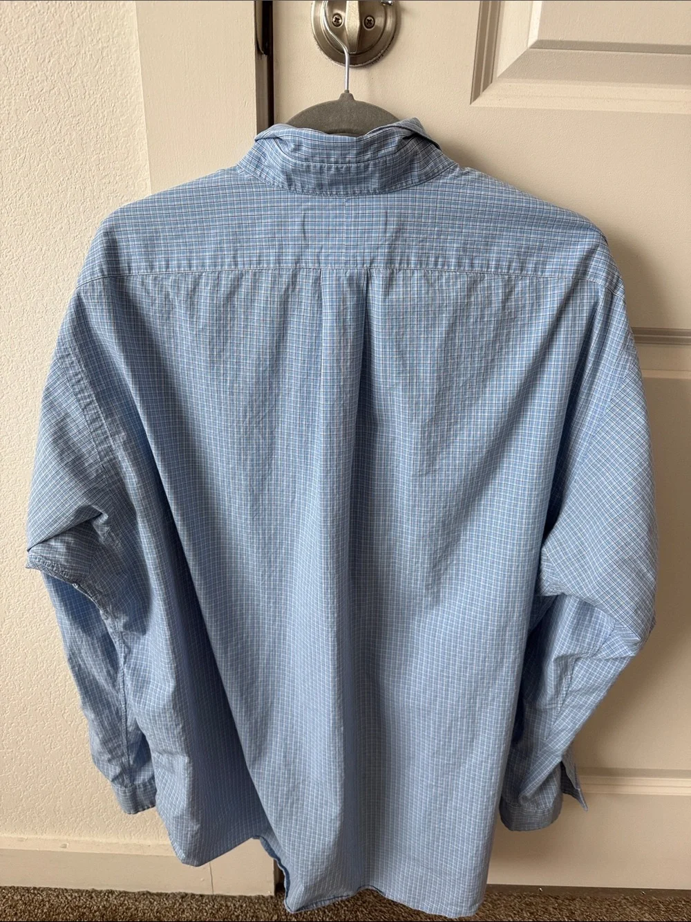 Ralph Lauren Classic Fit Light Blue Button-Down Shirt 100% Cotton - Picture 3 of 3
